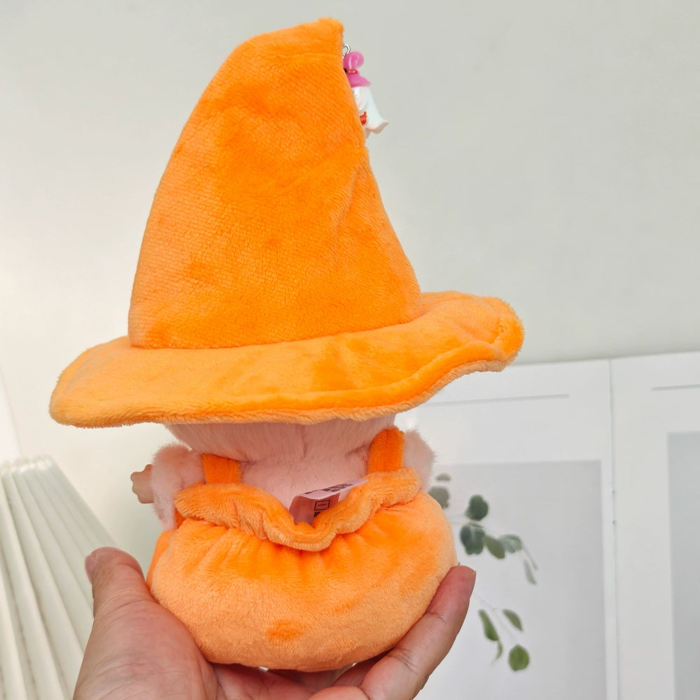 POP MART Labubu Halloween Pumpkin Outfit - Vinyl Doll Costume for Spooky Party