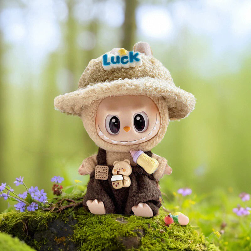 Labubu Sitting Party Handmade Outfit - Macaron Spring Set for Series 1/2 Vinyl Doll