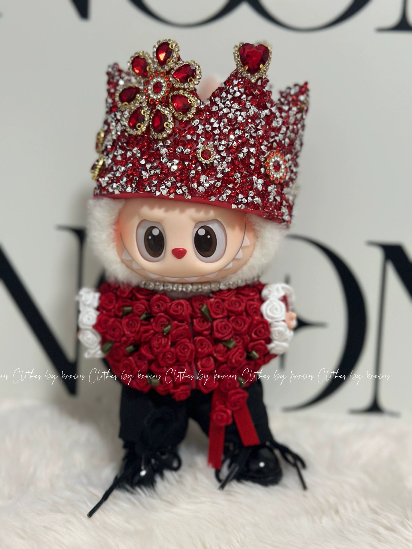 Pop Mart Labubu x G-Dragon High-End Custom Collection | 17cm Vinyl Keychain Outfits for Gen 1-3