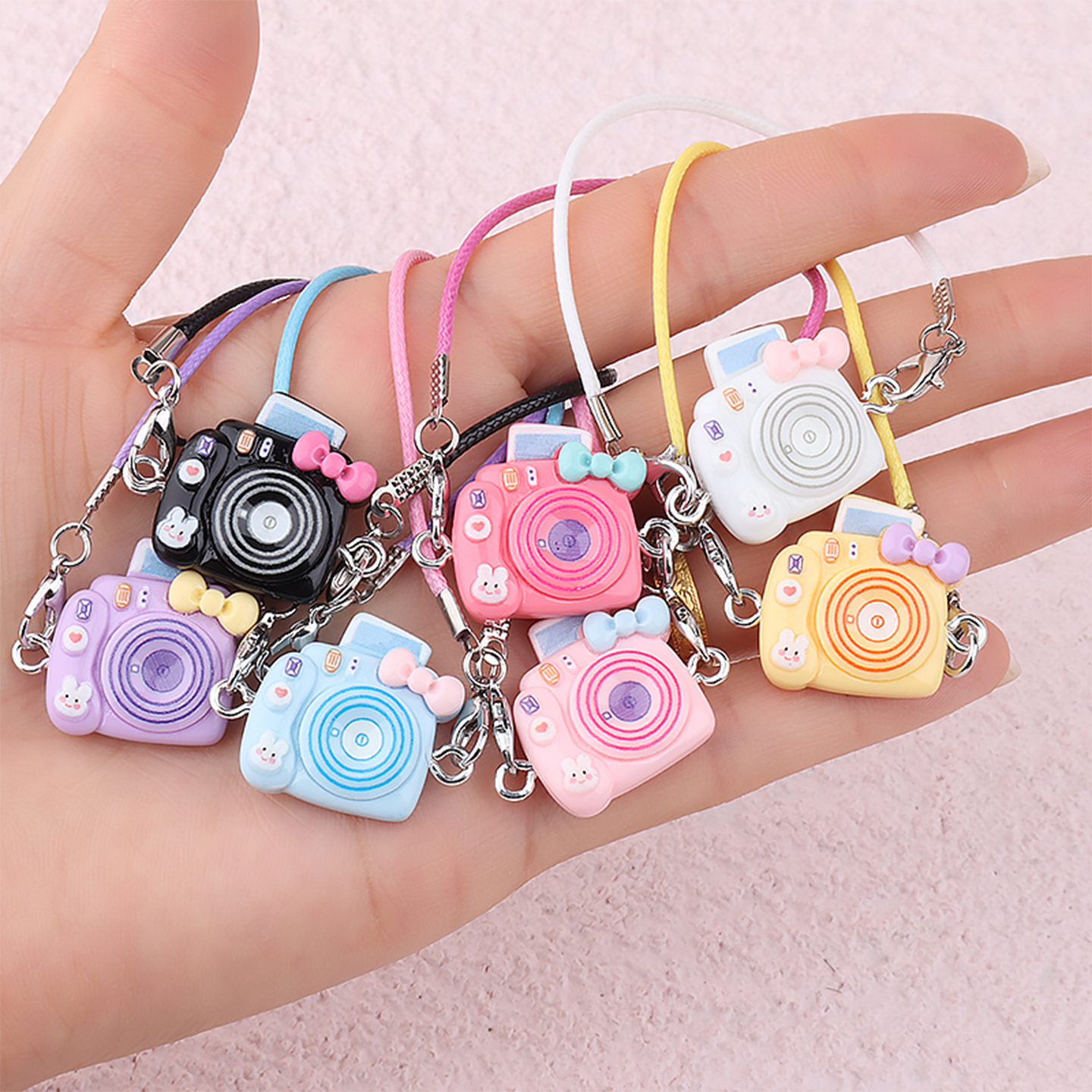 Labubu Mini Sling Bag & Guitar - Tiny Pendant Props for Doll Outfit Accessories