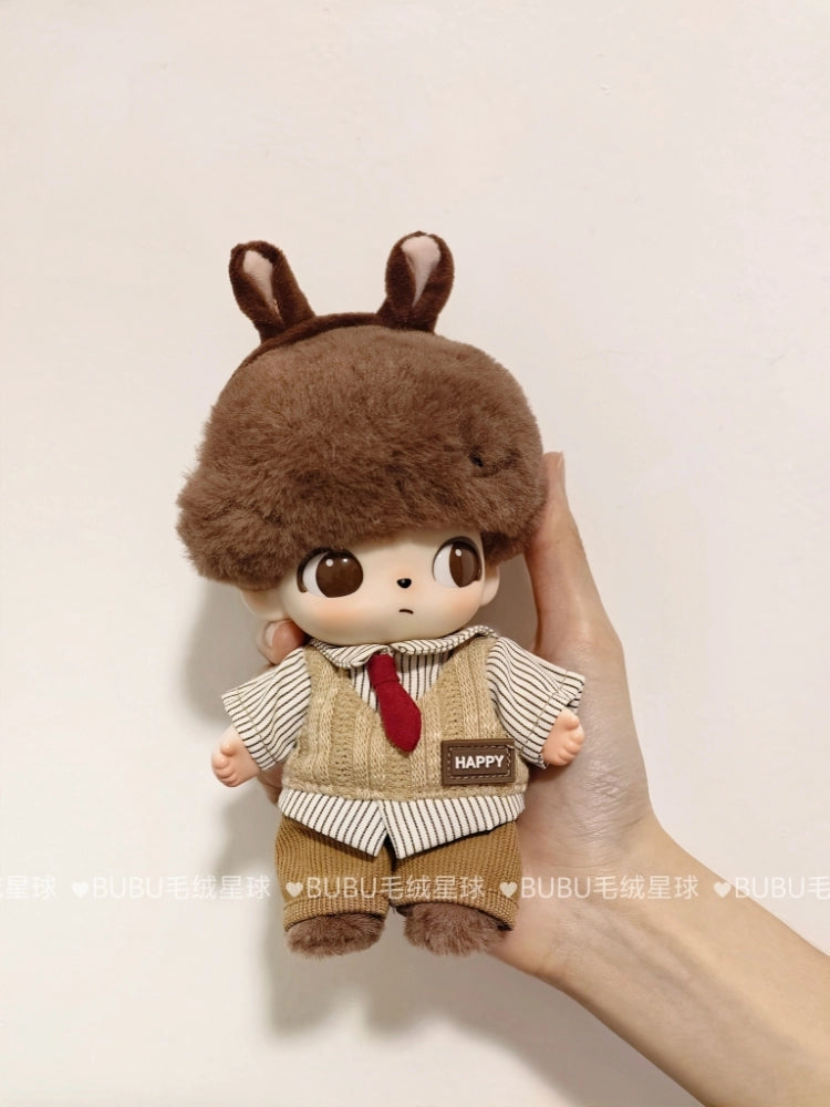 DIMOO World x Chip'n'Dale Outfit - Acorn-Themed Knit Set for 10cm Vinyl Dolls