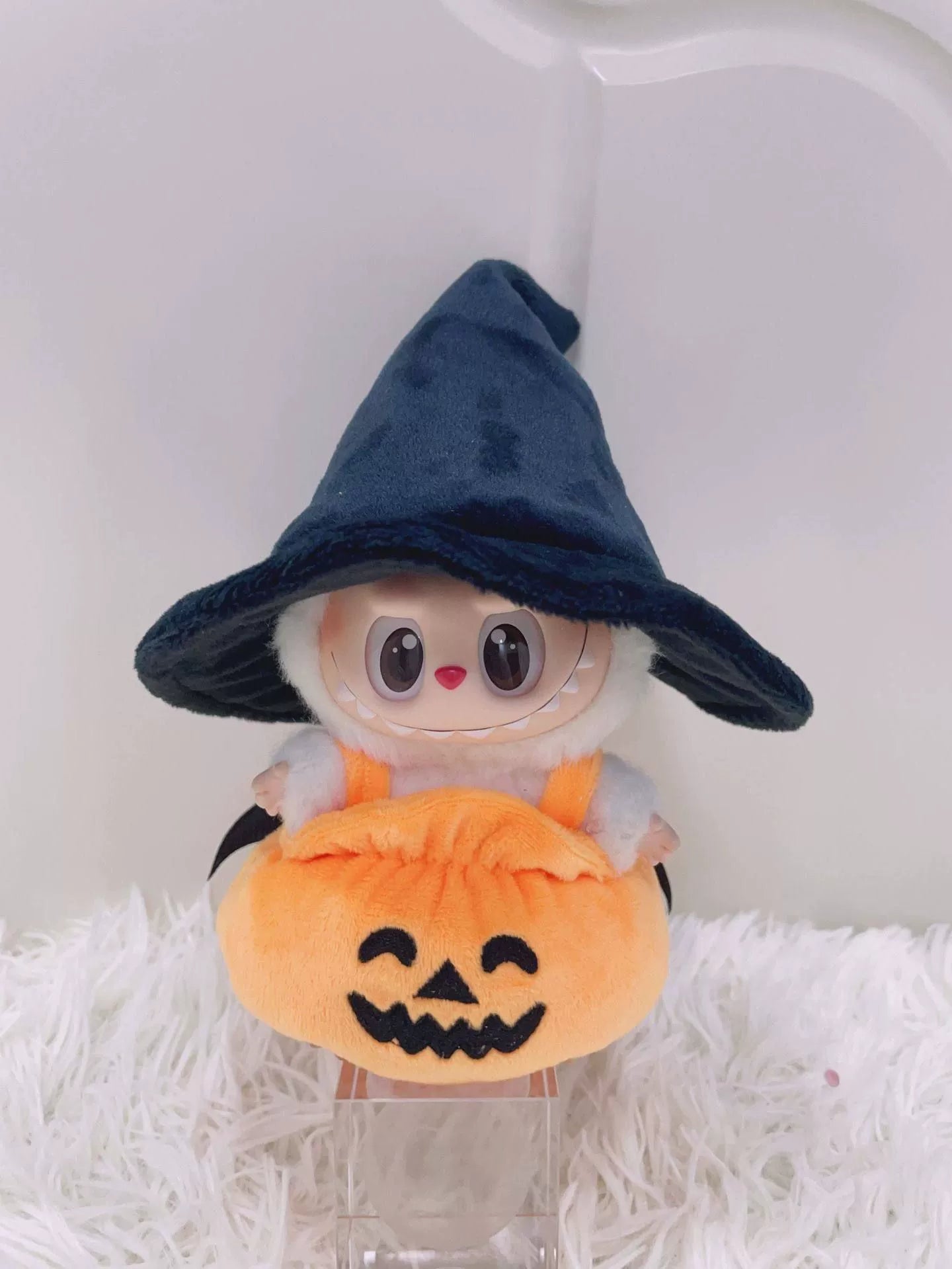 Labubu Halloween Pumpkin Onesie Outfit Costume Set Cute Plushie Clothes