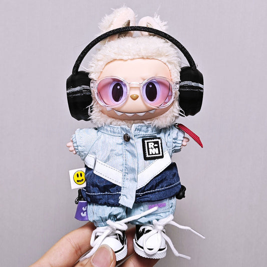 Labubu Stylish Gradient-Colored Glasses & Clothing Accessories | Universal Fit for Gen 1-3