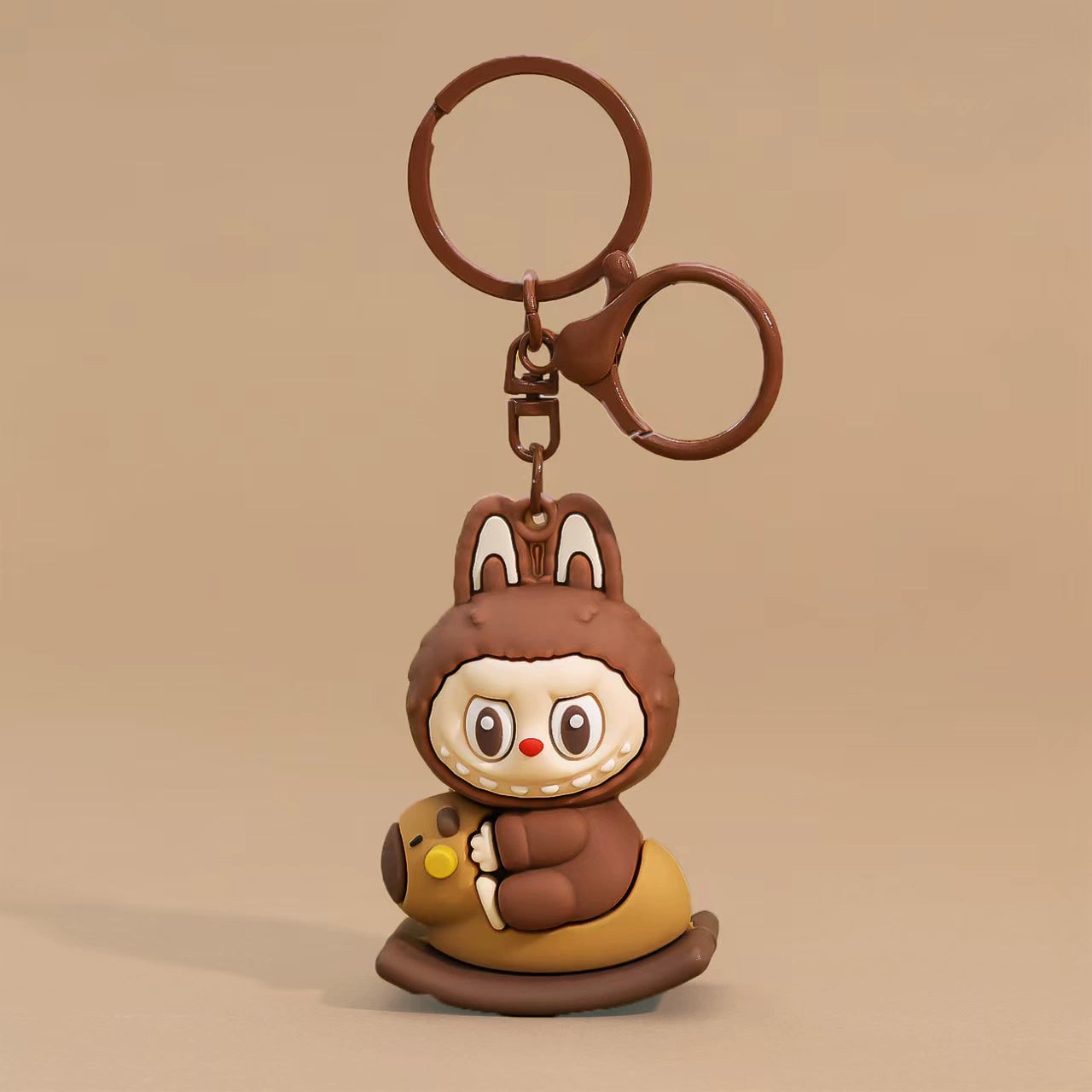 LABUBU Keychain, Mini 3D Bag Keychain - Cute Rocking Horse Charm Ornaments