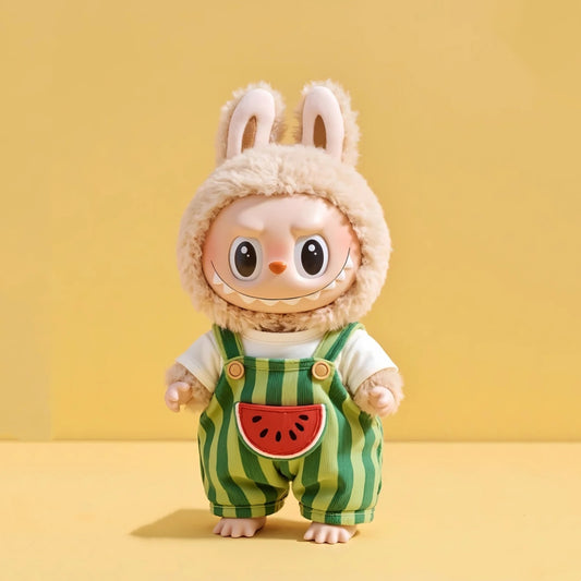 Clothes for Labubu Summer Watermelon Outfit Handmade Cute for Labubu Clothes Set