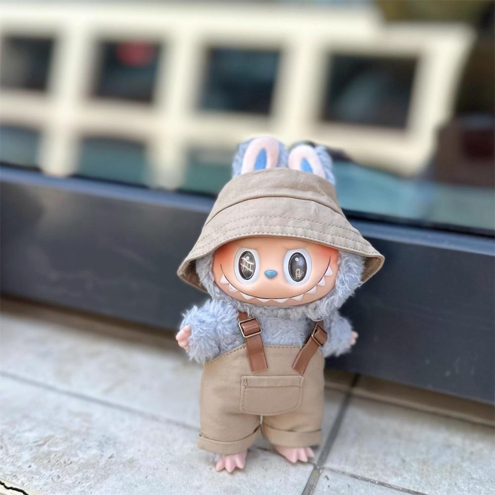 15-17cm Labubu Overalls Outfit - Series 1/2/3 Blind Box Keychain Change Clothes
