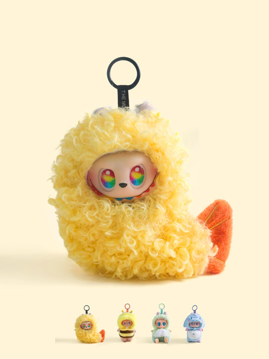 LABUBU Doll Clothes 17cm - Removable Tempura Jumpsuit for Vinyl Figures Generation