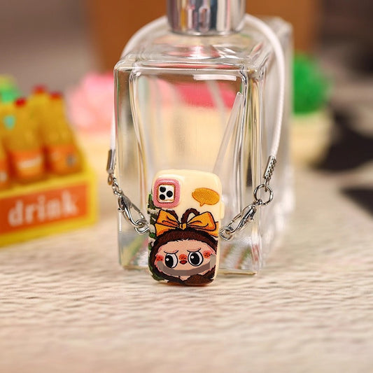 Labubu Vinyl & Plush Doll Decorative Accessories | Toy Mini Phones, Bags, Keychains & Decorations