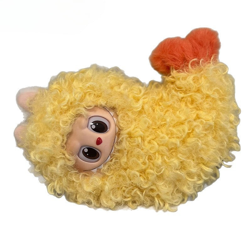 Labubu Fried Shrimp Pajama - Japanese Tempura Vinyl Doll Costume