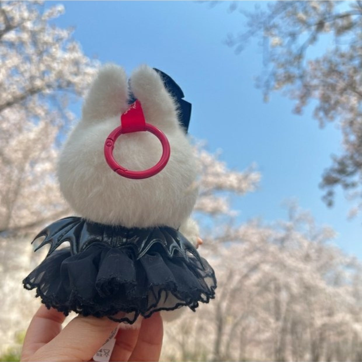 Labubu Halloween Outfit - Black Devil Dress for Vinyl Figure Keychain Doll Cosplay