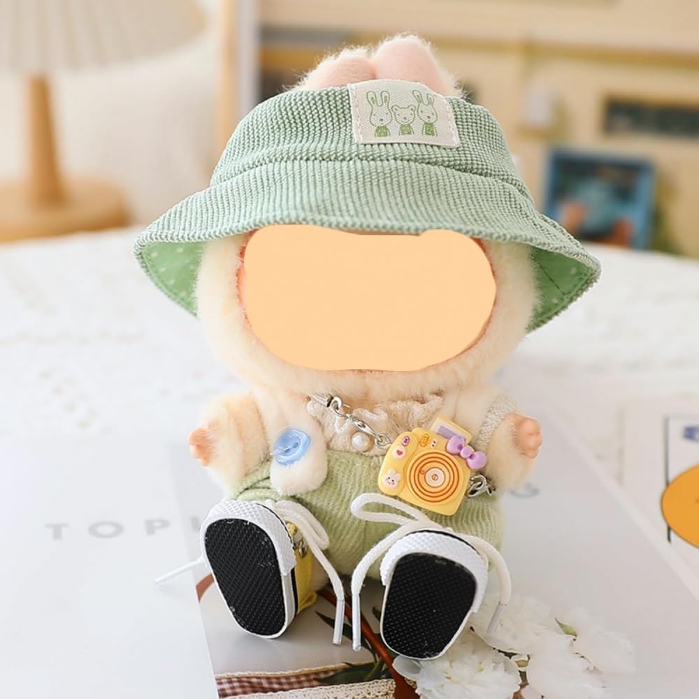 Stylish Adorable for LABUBU Clothes Outfits – 17cm Outfit with Exquisite Accessories for Dressing Up (No Doll Included) (Little Swan (hat+Sweater+Socks))