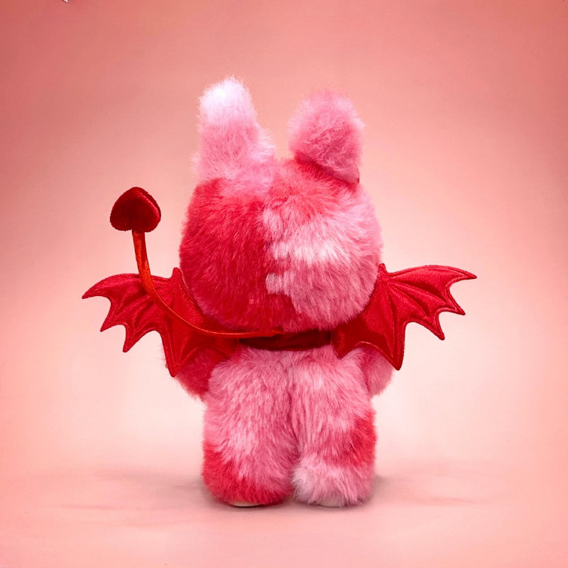 17cm Labubu Halloween Trick-or-Treat Red Devil Outfit Set | Wings, Tail & Horns Included