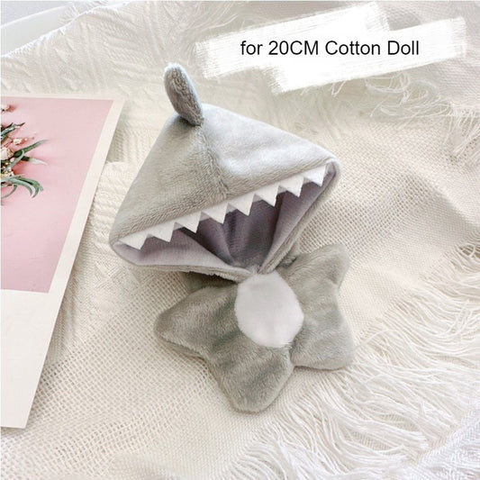 17cm Labubu Macaron Outfit - Blushing Face Vinyl Doll Clothes Change Costume