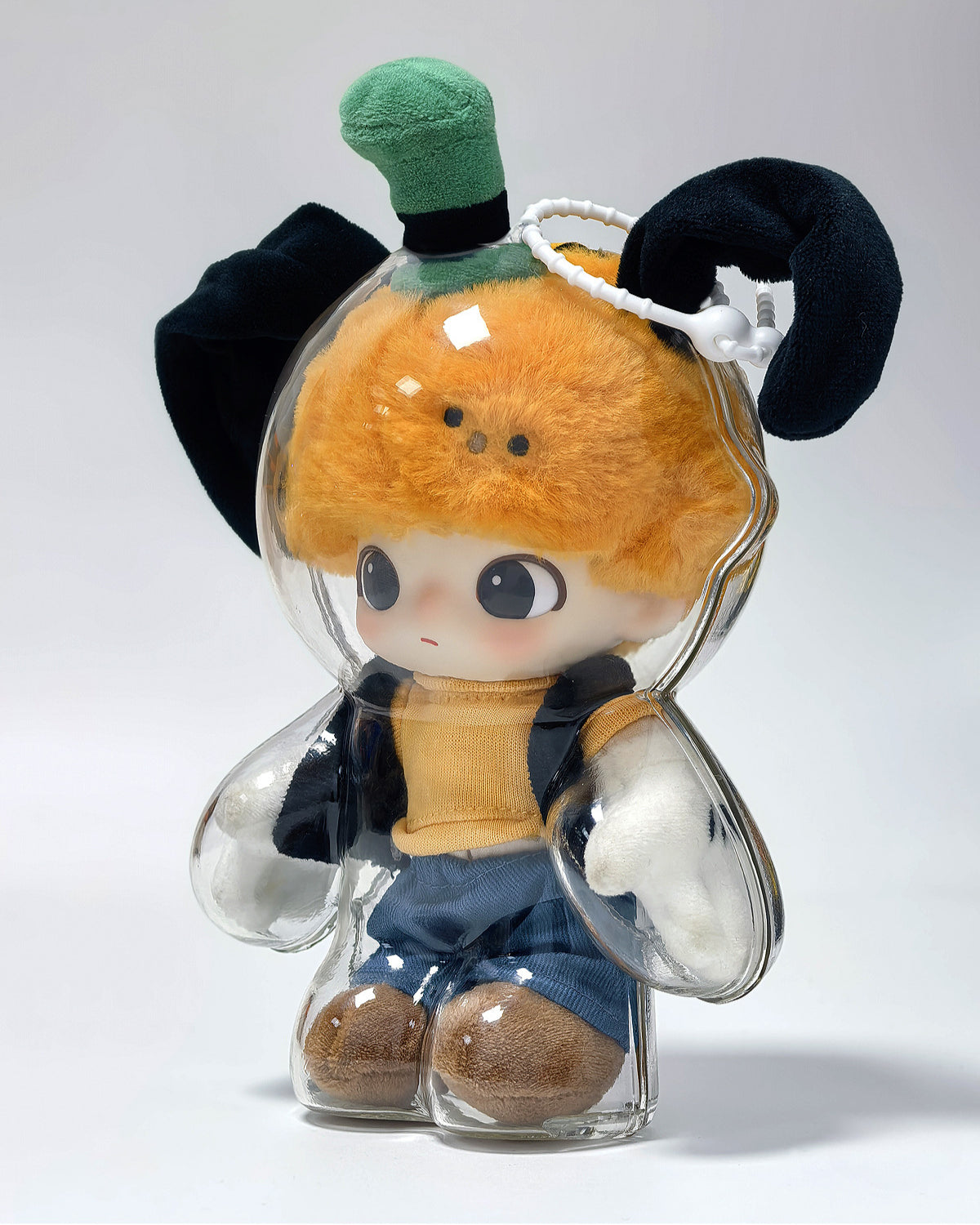 DIMOO x Disney Crystal Case - Premium Clear Protector for Vinyl Dolls (10cm)