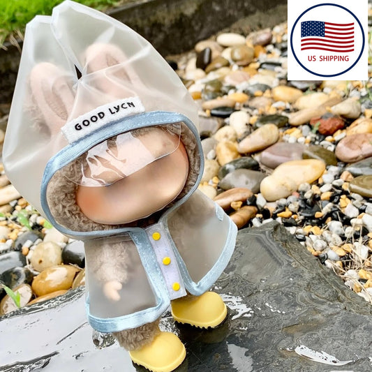 Clothes for La bu(NO Doll) Raincoat for Labu Clothes 15cm/17cm Doll Accessories