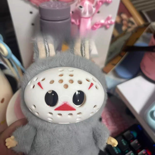 LABUBU Custom Mask & Hat | 3D Printed Doll Accessories & Trendy Toy Props