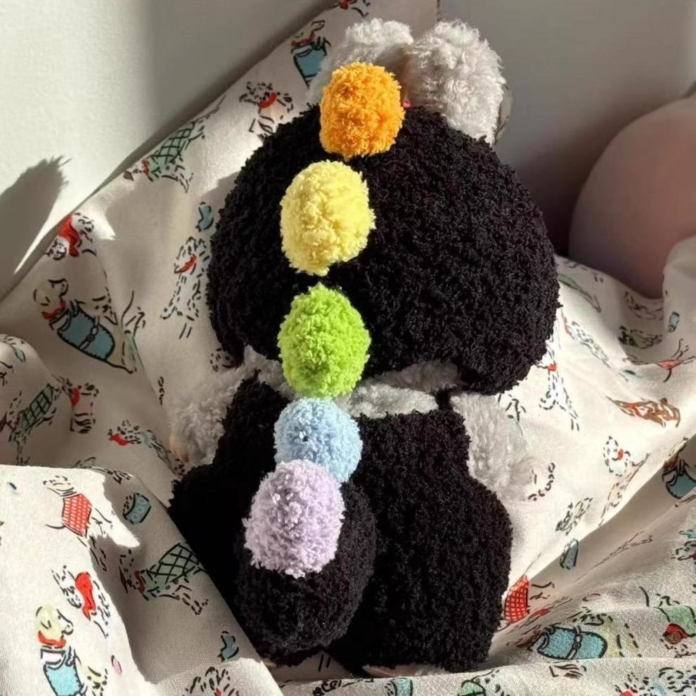 Labubu Vinyl & Plush Doll Clothing | 17cm Blind Box Charm & Cartoon Handmade Knitted Dinosaur Outfit Set