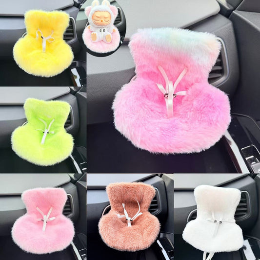 LABUBU Safety Seat | Charm Accessory for Car & Sofa | Aromatherapy Ornament Decor