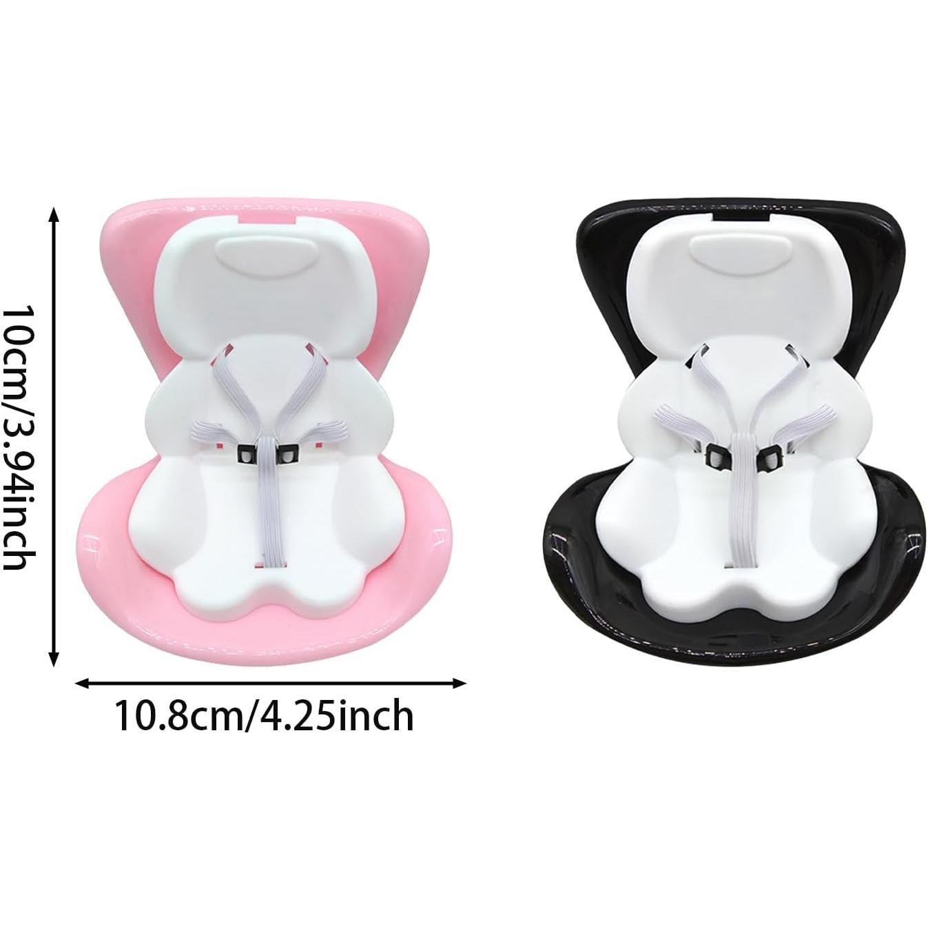 LABUBU Air Vent Clip Design Doll Car Seat, for 17cm Plush Dolls Pink ABS Material Easy Install Accessories for LABUBU Fans Collectors