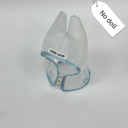 17cm Labubu Transparent Raincoat | Doll Clothes | Without Shoes