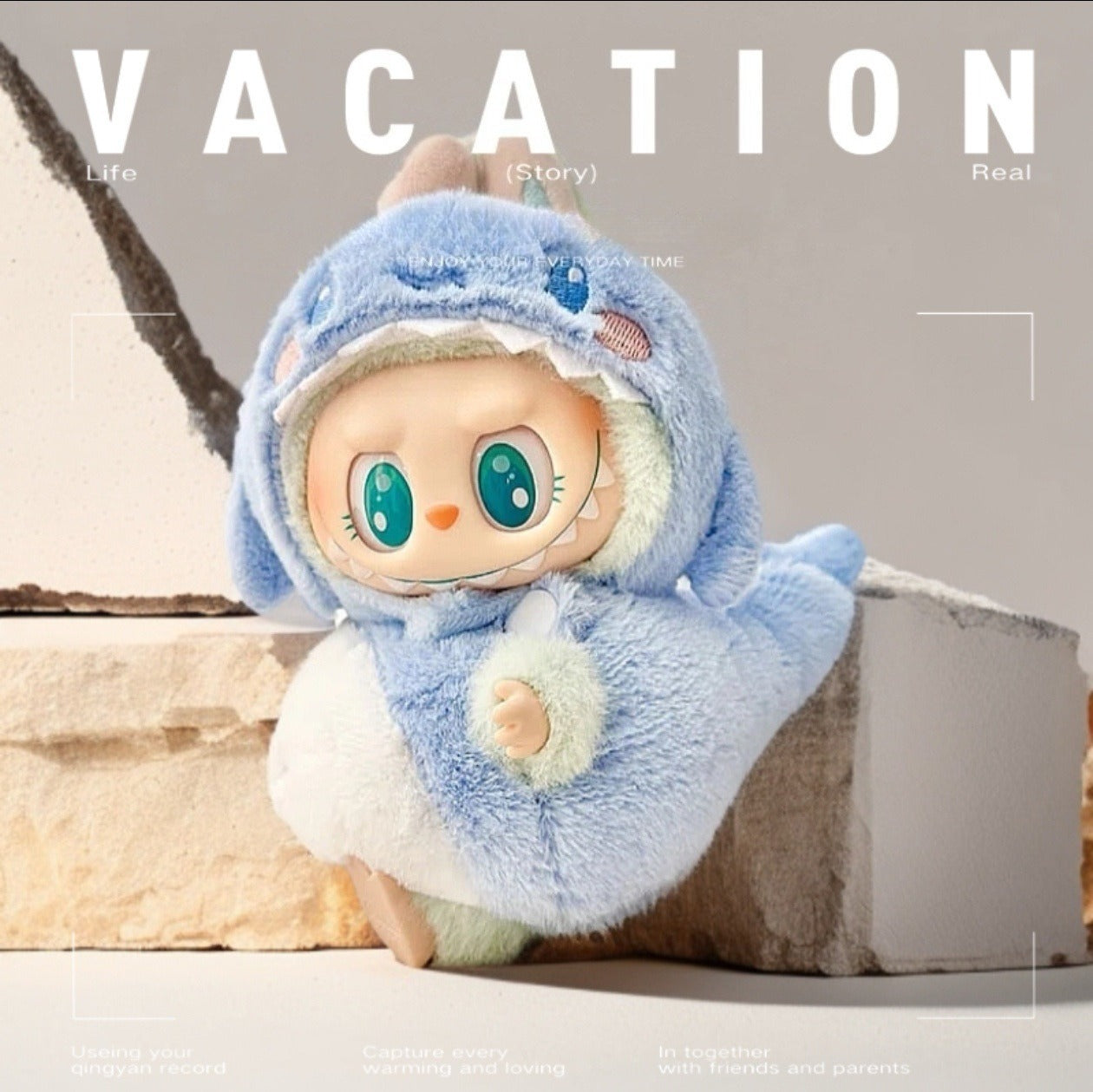 Labubu 1st-2nd Gen Sitting Party Doll Clothes | Macaron Style Outfit Set | Cute Apparel for Blind Box Figurines