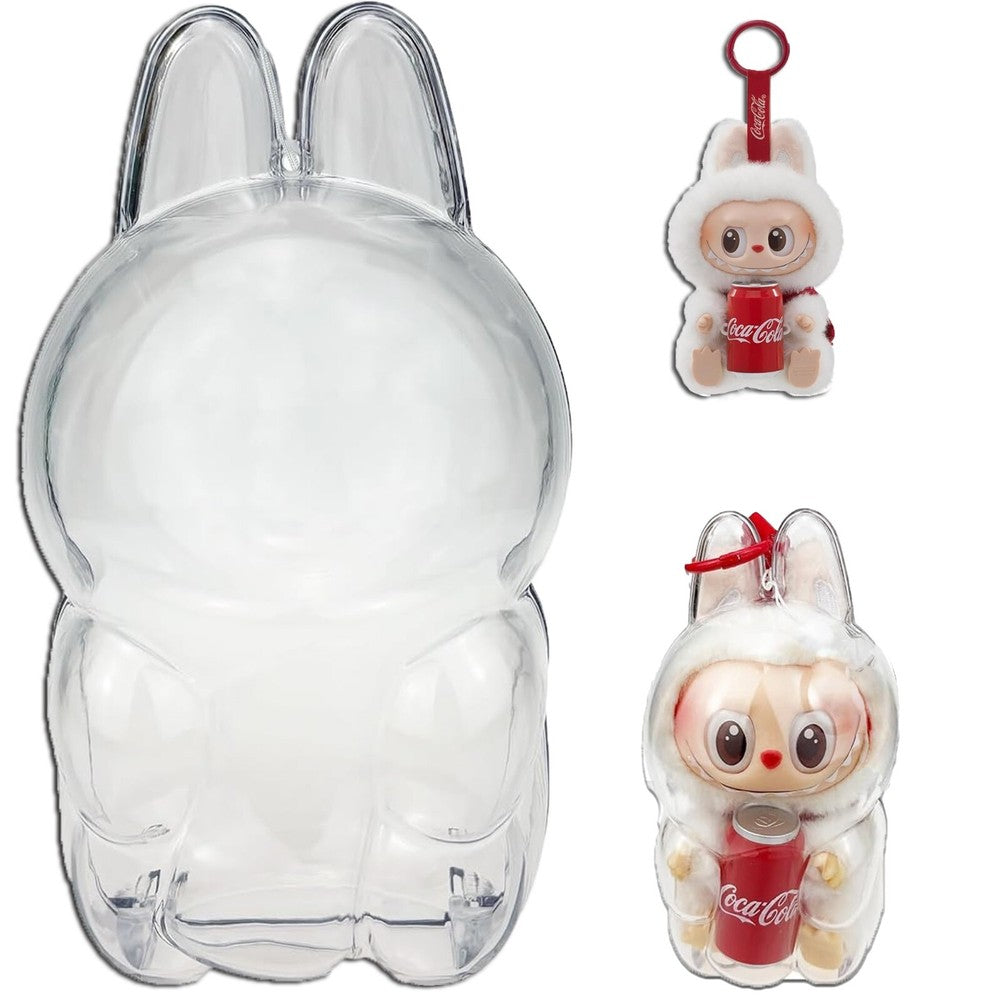 Protective Case Cover for LABUBU Cola Series Acrylic Display Box with strap