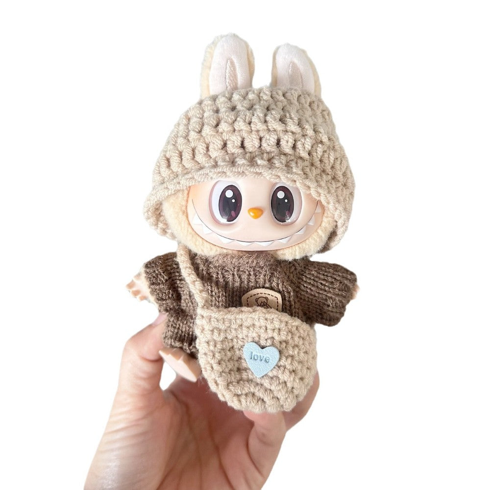 DIY Clothes Set for POP MART LABUBU Plush Monsters - Doll Not Included