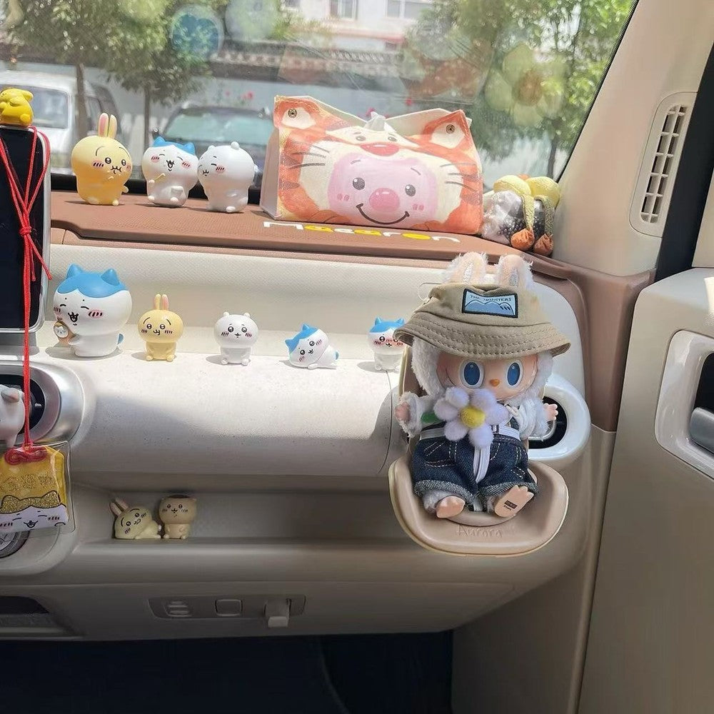 LABUBU safety seat cute decoration doll accessory for car air vent no toy