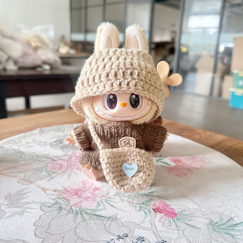 DIY Clothes Set for POP MART LABUBU Plush Monsters - Doll Not Included