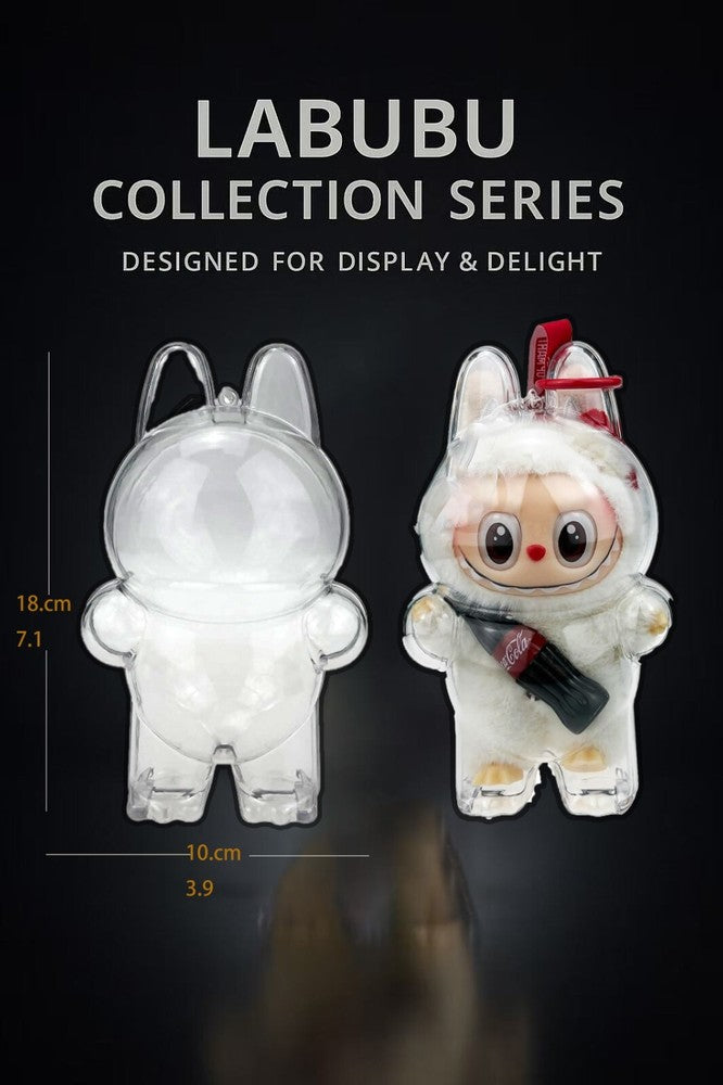 Protective Case Cover for LABUBU Cola Series Acrylic Display Box with strap