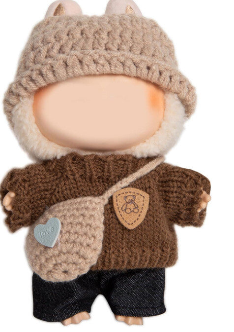 DIY Clothes Set for POP MART LABUBU Plush Monsters - Doll Not Included