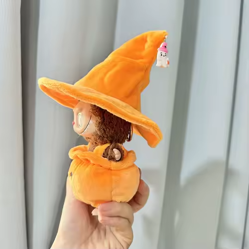 LABUBU Dolls Clothes Cute Halloween Costume Pumpkin Set