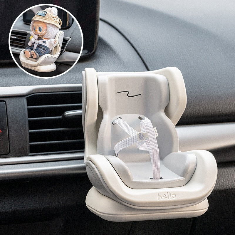 POP MART LABUBU Doll Accessories Car Doll Safety Seat Ornament Decoration No Toy