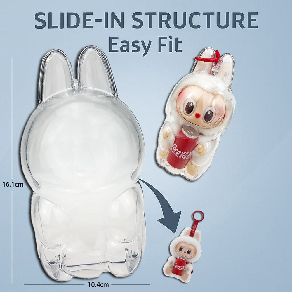 Protective Case Cover for LABUBU Cola Series Acrylic Display Box with strap