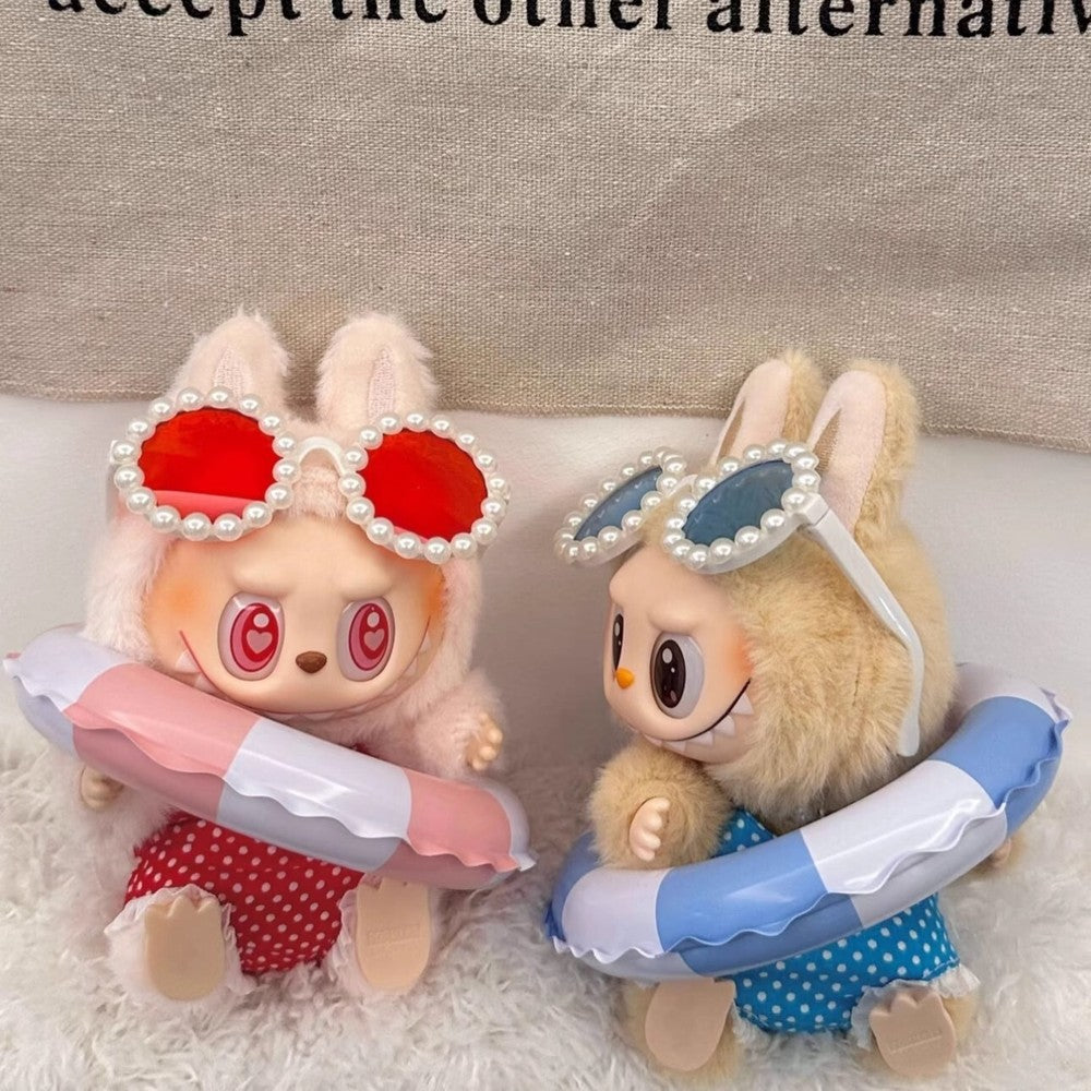 LABUBU Clothes Swimsuit Plush Doll Replacing Clothes Holiday Summer No Toys