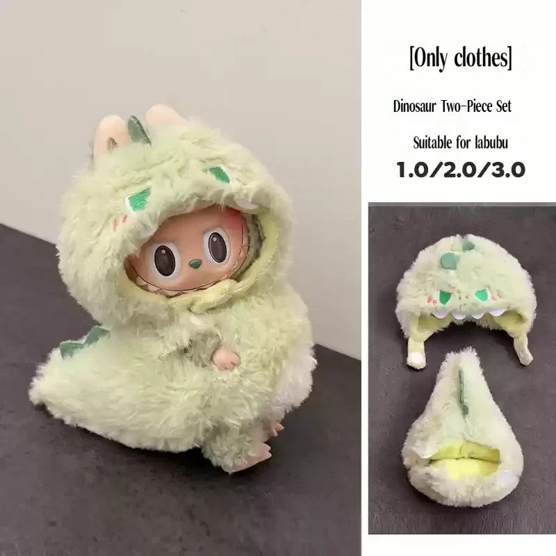 15cm/17cm The Monsters Wacky Mart For LABUBU V1 V2 V3 Generation Handmade Clothes