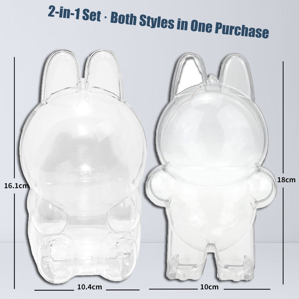 Protective Case Cover for LABUBU Cola Series Acrylic Display Box with strap