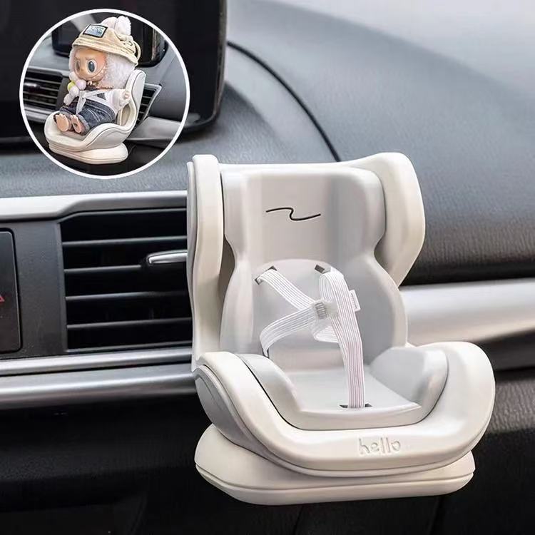 LABUBU safety seat cute decoration doll accessory for car air vent no toy
