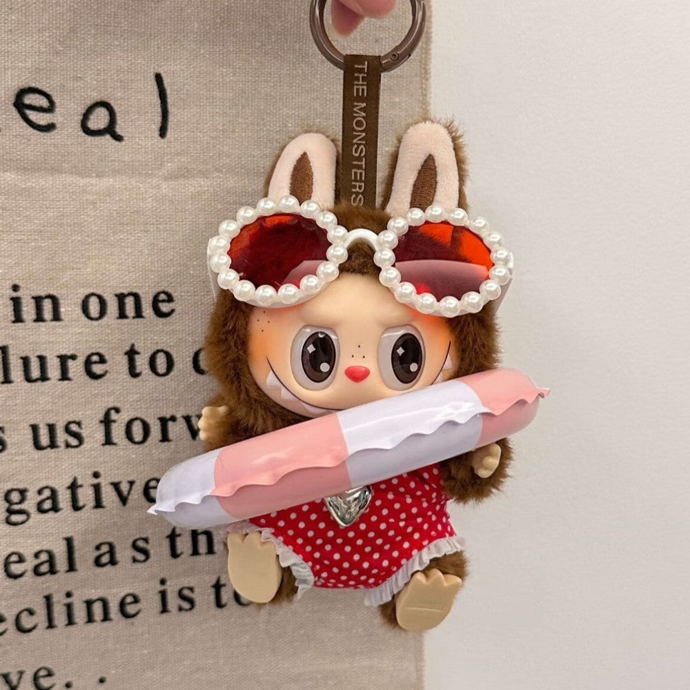 LABUBU Clothes Swimsuit Plush Doll Replacing Clothes Holiday Summer No Toys