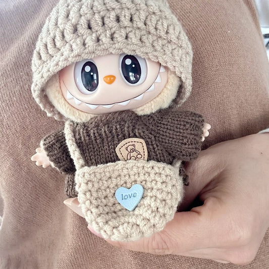 DIY Clothes Set for POP MART LABUBU Plush Monsters - Doll Not Included