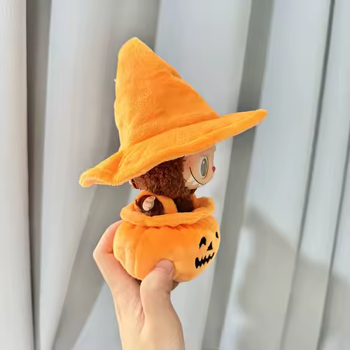 LABUBU Dolls Clothes Cute Halloween Costume Pumpkin Set