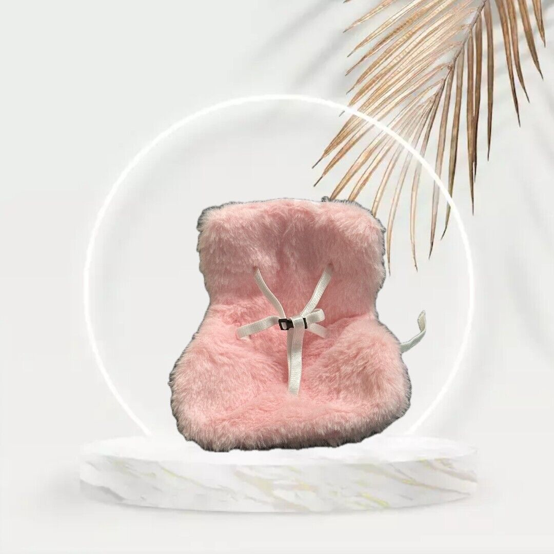 NEW 2025 Plush Mini Fuzzy Car Seat Kpop Fashion LABUBU Trendy Doll Accessory