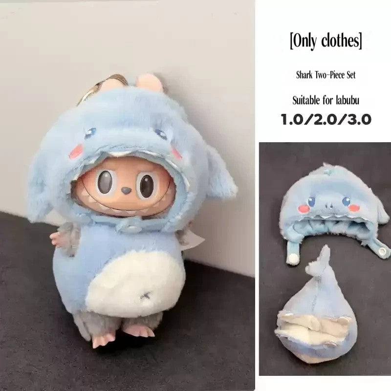 15cm/17cm The Monsters Wacky Mart For LABUBU V1 V2 V3 Generation Handmade Clothes