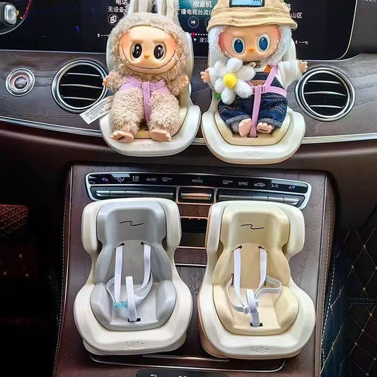 LABUBU safety seat cute decoration doll accessory for car air vent no toy