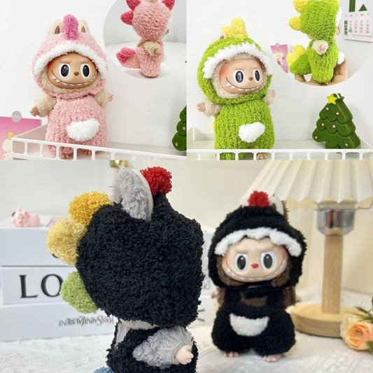 For POP MART LABUBU The Monsters Plush Doll Replacing Clothes Set No Toys