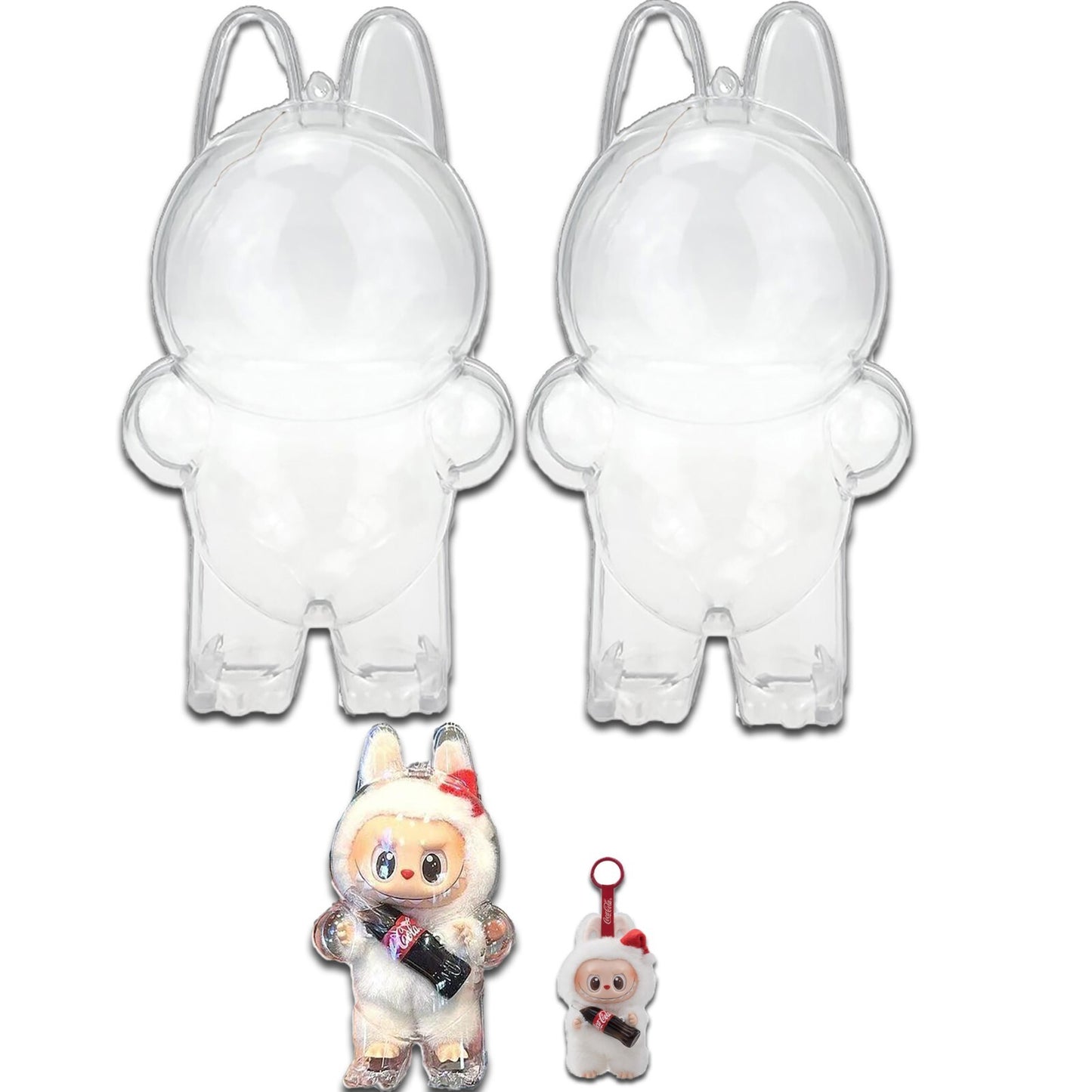 Protective Case Cover for LABUBU Cola Series Acrylic Display Box with strap