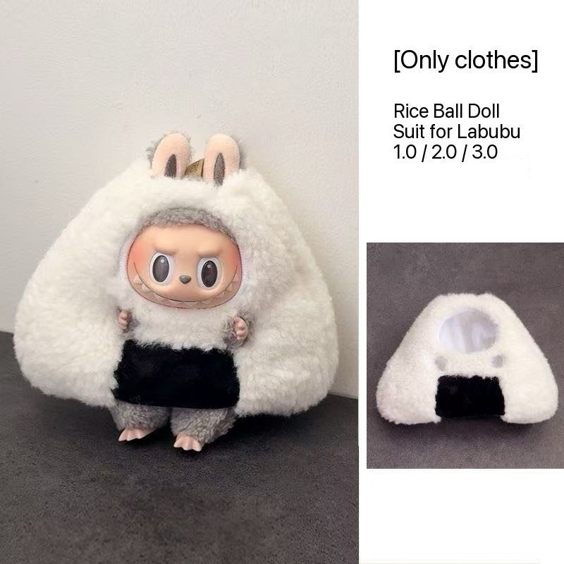 POP MART LABUBU Outfit The Monsters Plush Doll Clothes (Fried Shrimp) (No Doll)