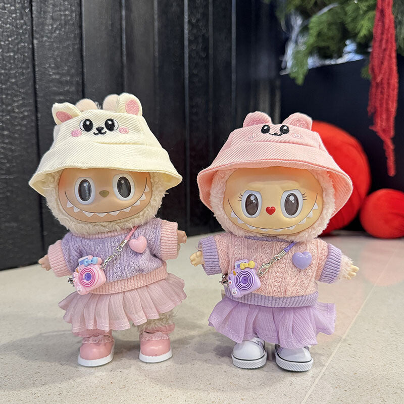 LABUBU Clothes The Monsters Plush Doll Handmade Clothes Set No Toys