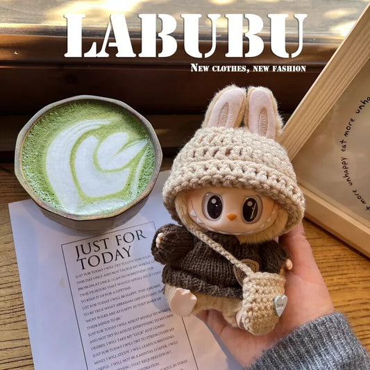 LABUBU The Monsters Plush Doll Handmade Clothes Set - No Toys