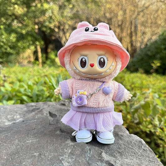 LABUBU Clothes The Monsters Plush Doll Handmade Clothes Set No Toys